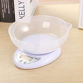 Mua Cân Điện Tử Nhà Bếp Mini Electronic Kitchen Scale Cân Thực Phẩm 5Kg – 1G Kèm Pin (Có Khay)