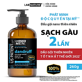 Dầu gội Lab Nature Men Dandruff 260g - Công nghệ Nano Sạch Gàu 2 Lần