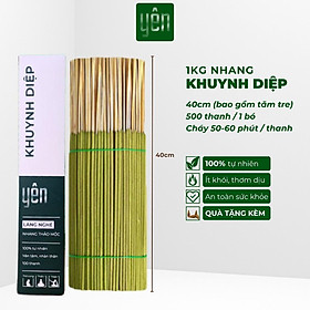 Mua Nhang Thảo Mộc 1kg Giá Sỉ Quế Khuynh Diệp Hương Bài Loại 23-30-40cm 800-700-500 Thanh Yên Tự Nhiên - Khuynh Diệp