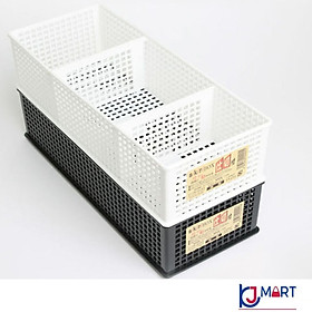 Mua Bộ 2 Khay đựng đồ đa năng chia ngăn dạng lưới dáng cao - Nội địa Nhật Bản