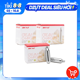 Mua Combo 03 hộp gas bình xịt kem MOSA _hộp 10 viên