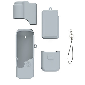 Ốp silicon bảo vệ DJI Osmo Pocket 3 4 combo Tay Cầm Máy Ảnh Gimbal Vỏ Chống Trầy Xước Vỏ Bảo Vệ Mềm Nắp ống kính - HÀNG CHÍNH HÃNG