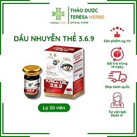 Bổ mắt dầu nhuyễn thể Vasih P&B Krill Oil 3.6.9 lọ 30 viên