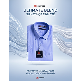 Áo sơ mi nam Khatoco tay ngắn(M-2XL)