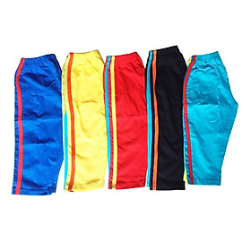 Set 2 quần dài cotton màu ngẫu nhiên cho bé