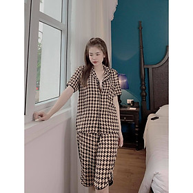 Đồ Bộ Lụa Mai Ngô - QUẦN LỬNG Tay Ngắn  [40-62kg]
