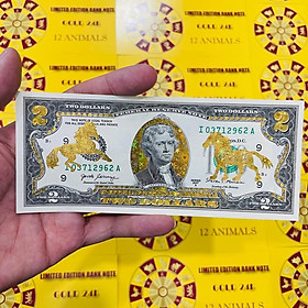Mua Tờ 2 Đô  2 USD In Hình Con Ngựa Mạ Vàng 3D Kỷ Niệm Làm Quà Tặng  Sưu Tầm  Trang Trí - PASACOLLECTION