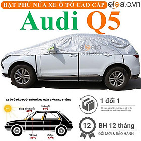 Bạt phủ nửa nóc xe Audi Q5 vải dù 3 lớp