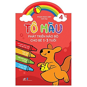 Tô Màu Phát Triển Trí Não Bộ Cho Bé 1-3 Tuổi - Tập 4