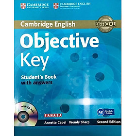 Ảnh bìa Objective Key Student's Book With Answers with CD-ROM Vietnam Edition 2