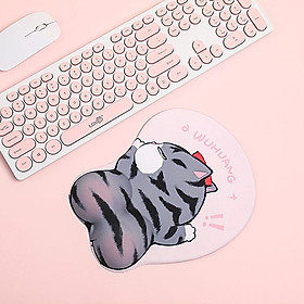Miếng Lót Chuột Có Đệm 3D Mouse Pad Mèo Hoàng Thượng Chó Pull_ Hàng chính hãng