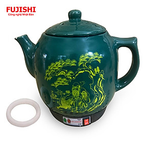 Mua Ấm sắc thuốc bằng điện tự động  CÓ CHUÔNG BÁO  Gốm Bát Tràng Fujishi 3.2 lít HK-066A - Hàng chính hãng