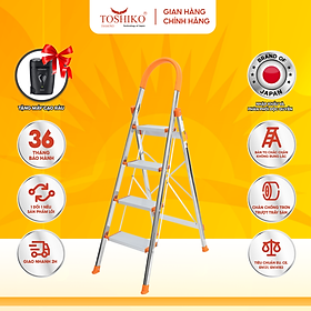 Mua Thang Nhôm Ghế Tay Vịn 3 4 5 6 7 bậc chính hãng Toshiko Nhật Bản Bảo Hành 3 Năm
