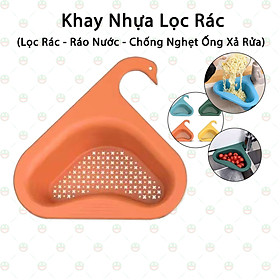 Hình ảnh (Tiện Dụng) Khay Lọc Rác Mỏ Vịt KHONCC Hàng Chính Hãng - Gắn Vòi Rửa Bát , Bồn Rửa Chén Hình Thiên Nga Đa Năng - NTM-LRHTN (Nhiều Màu)