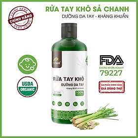 Nước rửa tay khô tinh dầu Sả Chanh 24Care diệt khuẩn - Có chứng nhận diệt khuẩn 99,9% đạt tiêu chuẩn FDA