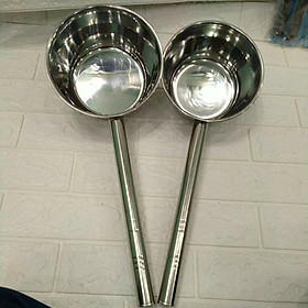 Mua Gáo  ca múc nước lèo inox 304 tiện dụng cho nhà bếp