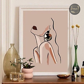 SIZE LỚN- Bộ 3 Tranh Treo Tường Đẹp Như Tranh Treo Tường Tráng Gương Gấu Breabrick & in theo yêu cầu - Decor By HALO