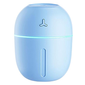 Portable USB Cool Mist Humidifier, 300ML Mini Atomization Humidifier with Light, Desktop Ultrasonic Air Humidifier for Home, Offices, Bedrooms,Dorm
