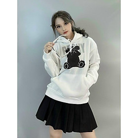 Áo khoác Hoodie Bechy - Trắng,Fs( < 65kg, < 1m65 )