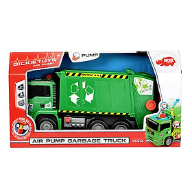 Đồ chơi Xe rác Dickie Toys Air Pump Garbage Truck 203805000