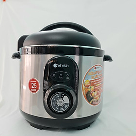 Mua Nồi áp suất điện lòng nồi Inox dung tích 5 lít Elmich model 4021798 điều khiển cơ vặn  công suất 900W - Hàng chính hãng