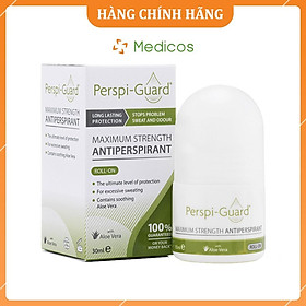 Lăn Khử Mùi Ngăn Mồ Hôi Perspi-Guard Maximum Strength Antiperspirant Roll-on 30ml - Giải Pháp Khử Mùi & Ngăn Tiết Mồ Hôi Cơ Thể Đến Từ Anh