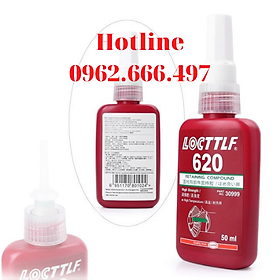 Mua Keo Chống Xoay Loctite 620 - 50ml  Cố định giữa trục và lỗ dùng trong công việc lắp ghép các chi tiết kim loại với nhau