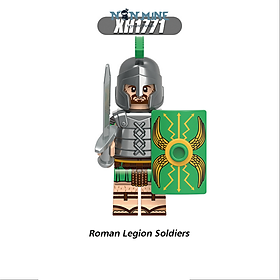 Minifigures Lính Trung Cổ Chiến Binh La Mã Mô Hình Nhân Vật X0320