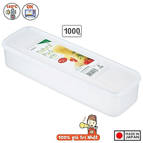 Hộp đựng thực phẩm hình chữ nhật  1100ml - Hàng nội địa Nhật Bản