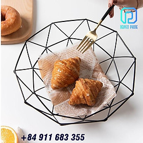Mua Rổ sắt đựng trái cây vật dụng nhà bếp đựng đồ ăn vặt  giỏ sắt tiện lợi  gọn gàng cho nhà bếp