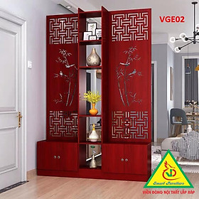 Mua TỦ KỆ TRANG TRÍ KIÊM VÁCH NGĂN VGE02 - Nội thất lắp ráp Viendong Adv