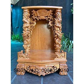 Mua Bàn thờ thần tài ông địa Rồng Mây gỗ Gõ Đỏ - Đồ Gỗ Vinh