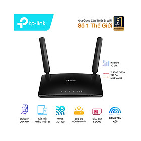 Bộ Phát Wifi 4G TP LINK TL-MR100 4G LTE Dùng Sim DATA - hàng chính hãng