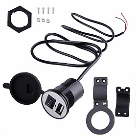 SẠC ĐIỆN THOẠI XE MÁY (SẠC SIÊU NHANH 12V - 2.1A)