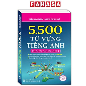 Sách - 5.500 Từ Vựng Tiếng Anh Thông Dụng Nhất (Tái Bản 2024)