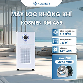 Mua Máy Lọc Không Khí Kosmen KM - A65 Lọc Bằng Ion âm  Diệt Khuẩn Bằng Đèn UV  Khóa Trẻ Em - Hàng Chính Hãng BH 24 Tháng