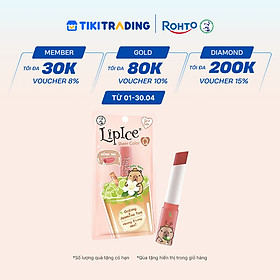 Son dưỡng có màu hiệu chỉnh sắc môi tự nhiên LipIce Sheer Color Q 2.4g Ô Long Nhài - Hồng Trà