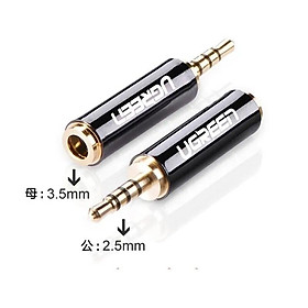 Mua Ugreen UG2050120502TK Màu Đen Đầu chuyển âm thanh 2.5mm dương sang 3.5mm âm - HÀNG CHÍNH HÃNG