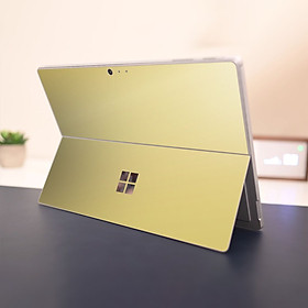 Mua Skin dán hình Aluminum Chrome vàng gold cho Surface Go  Pro 2  Pro 3  Pro 4  Pro 5  Pro 6  Pro 7  Pro X