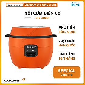 Nồi cơm điện Cuchen CJE-A0401 0.72L (Nhập khẩu chính hãng)