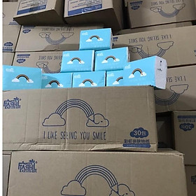 Mua THÙNG 30 GÓI GIẤY ĂN CẦU VỒNG XIN MIER