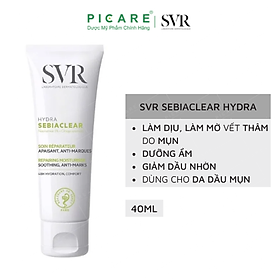 Hình ảnh Kem Dưỡng Ẩm Giảm Thâm Mụn Cho Da Dầu SVR Sebiaclear Hydra 40ml