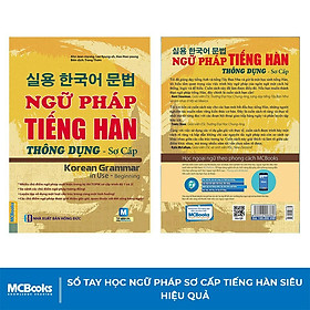 [Download Sách] Sách - Ngữ pháp tiếng Hàn thông dụng (sơ cấp) – Korean Grammar in use - MCBooks