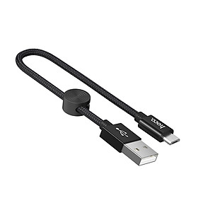 Mua Cáp Sạc Dây Dù Hoco X35 Micro Usb Dài 25CM Cho Android  + Tặng Bọc Bảo Vệ Đầu Cáp - Chính Hãng