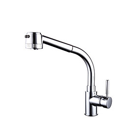 Vòi bếp cắm chậu nóng lạnh rút dây AMY AM 5009