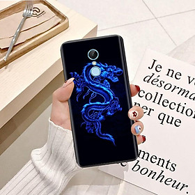 Ốp lưng dành cho điện thoại Xiaomi Redmi Note 7 Pro Viền dẻo TPU hình Rồng Xanh