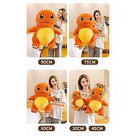 Gấu Bông Pokemon Khủng Long Lửa Charmander Hot (23cm--->90cm) Hàng Xịn Cao Cấp, An Toàn Cho Người Sử Dụng