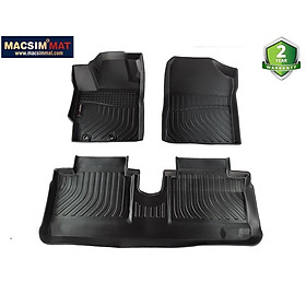 Yaris-Thảm lót sàn xe ô tô Toyota Yaris 2014-2020 Nhãn hiệu Macsim chất liệu nhựa TPE màu đen hàng loại 2