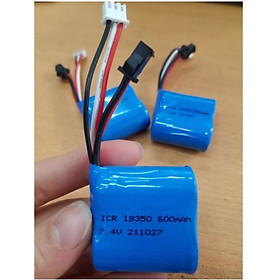 Mua Pin tàu 961/961 UDI001 H1002 điện áp 7.4V 600mAh chân cắm SM càng cua đen