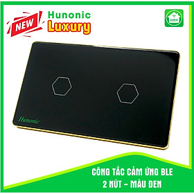 Mua Công tắc thông minh LUXURY 2 nút đen - hàng chính hãng